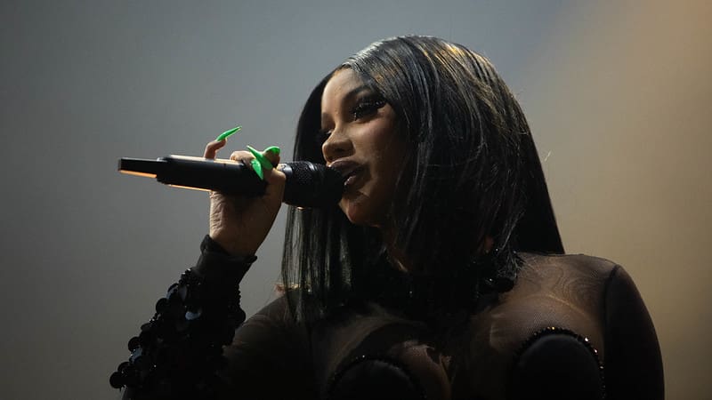 Cardi B performing live at Stavernfestivalen 2022