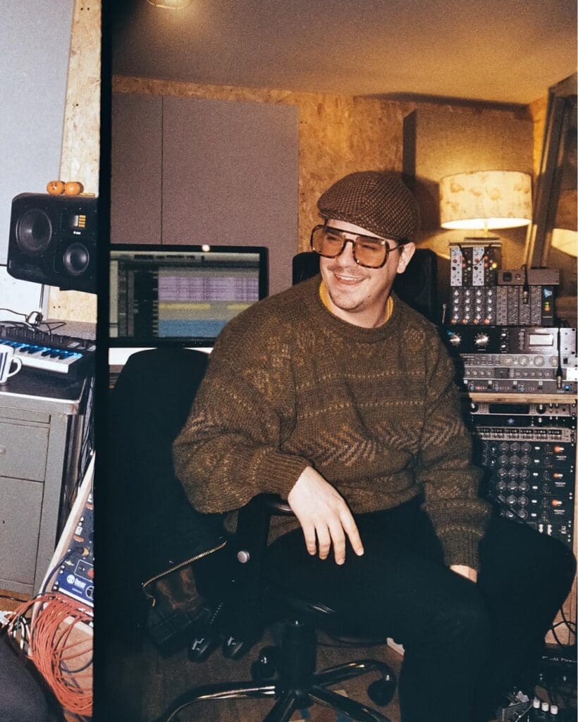 Thom Lewis in his studio.