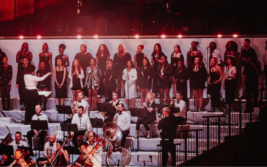 Flames Collective: The Powerhouse Youth Choir joining RAYE on the Stage